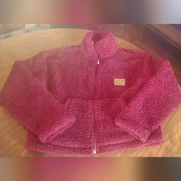 shelly cove Jackets Coats Shelly Cove Cropped Fleece Jacket